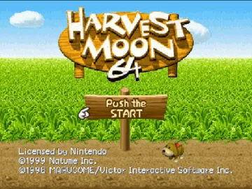 Harvest Moon 64 (USA) screen shot title